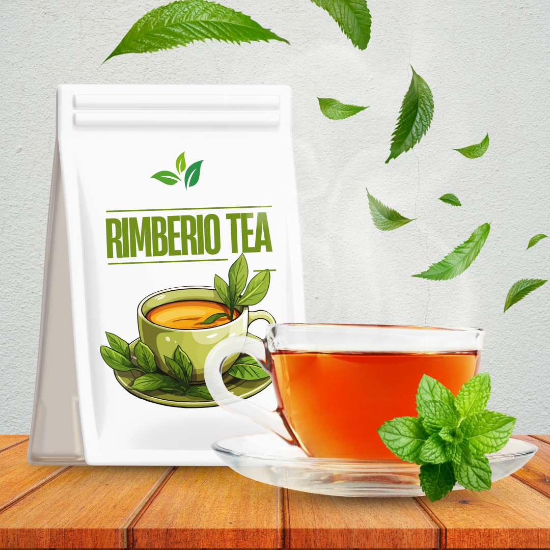 Grey Green 3D Animated Tea Packaging Mockup Instagram Post