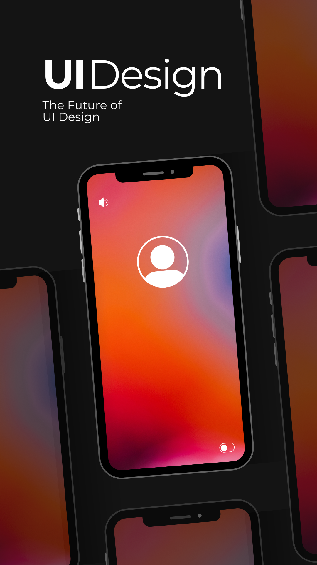 Orange and Black 3D Maximalist Technology Instagram Story